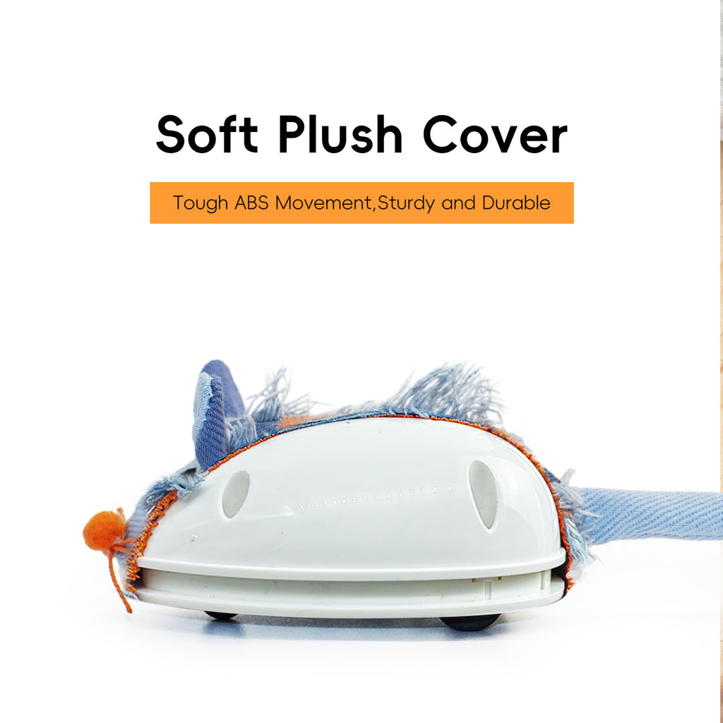 NEW Motion Cat Toy Electronic Moving Mouse Cat Toy Interactive Cat Toy With Rechargeable Battery Sound Box Cat Mouse Feather