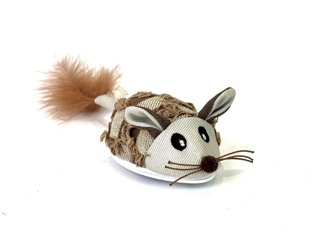 NEW Motion Cat Toy Electronic Moving Mouse Cat Toy Interactive Cat Toy With Rechargeable Battery Sound Box Cat Mouse Feather